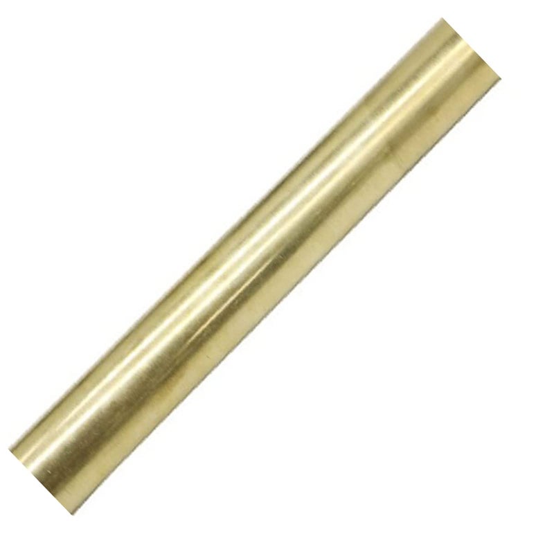 PGCOKO 1 Pcs 19mm / 3/4 Inch Solid Round Brass Rod Lathe Bar Stock Kit, 3/4 Inch in Diameter 4 Inch in Length - Image 1